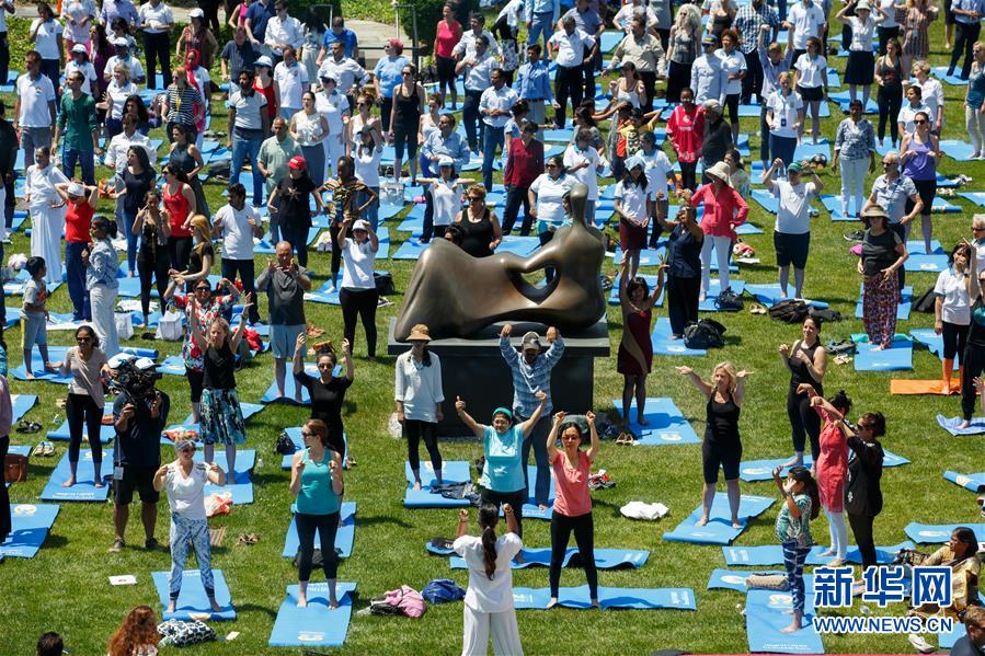 联合国总部庆祝“国际瑜伽日”（组图）