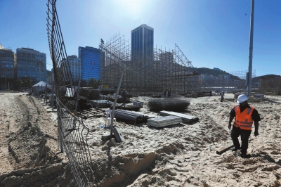 里约奥运会距开幕还有25天　个别场馆仍在建设（图）