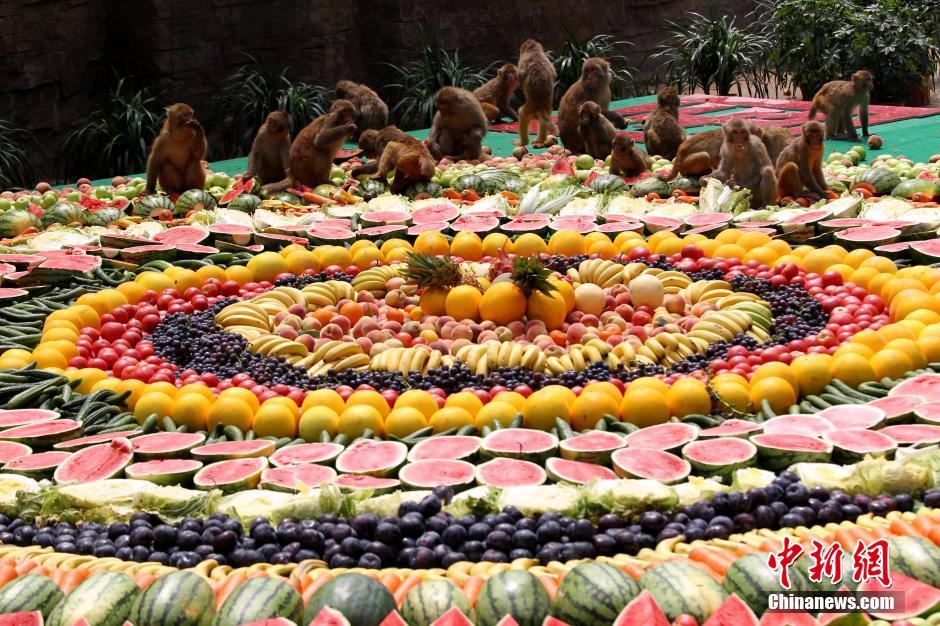 8000余斤超级水果拼盘宴请“美猴王”