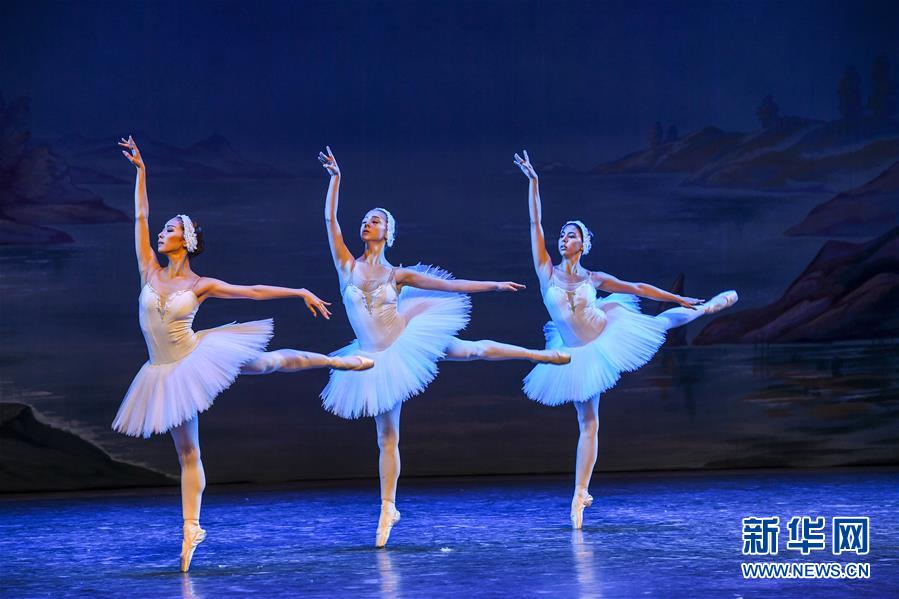 乌克兰基辅儿童芭蕾舞团在新疆演出《天鹅湖》