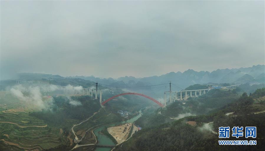 贵州大小井特大桥建设进入冲刺阶段