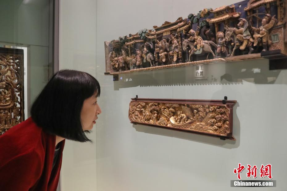 香港展出120套潮州木雕